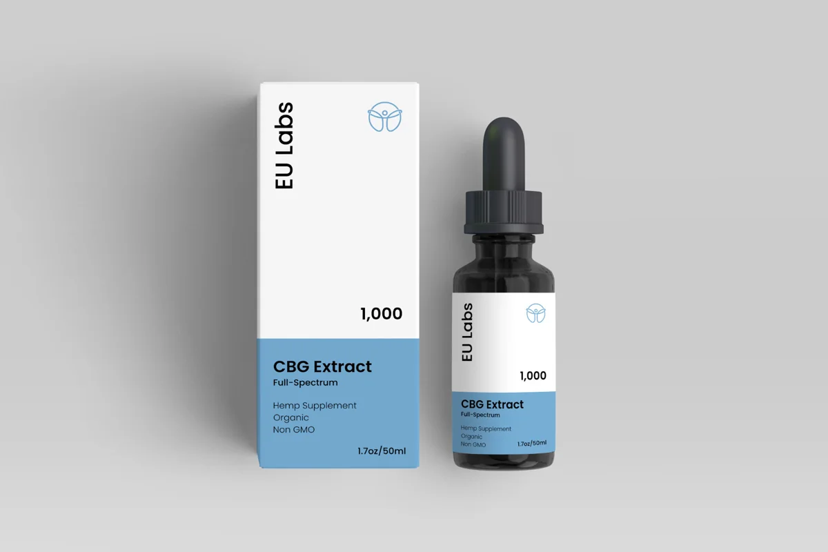 50ml bottle of CBG oil 1000mg cannabigerol, full-spectrum, MCT carrier — CBD Oil Geelong