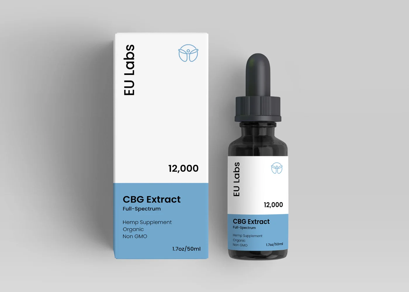 50ml bottle of CBG oil 12000mg cannabigerol, full-spectrum, MCT carrier — CBD Oil Geelong